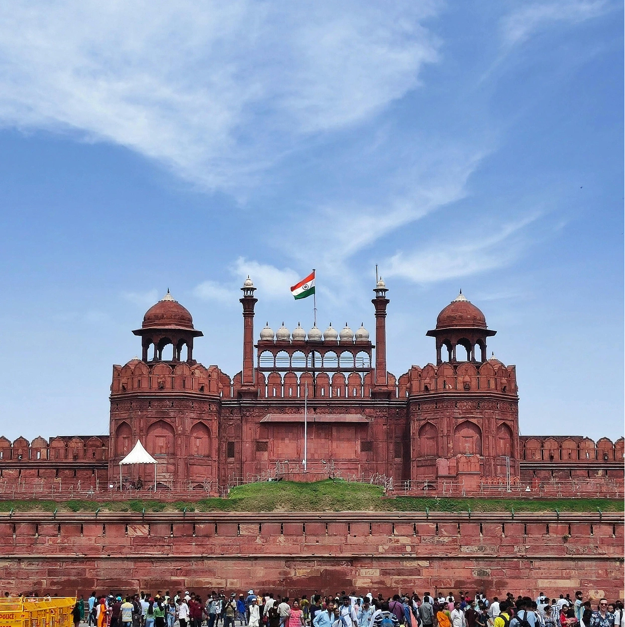 A historic Red fort in Delhi