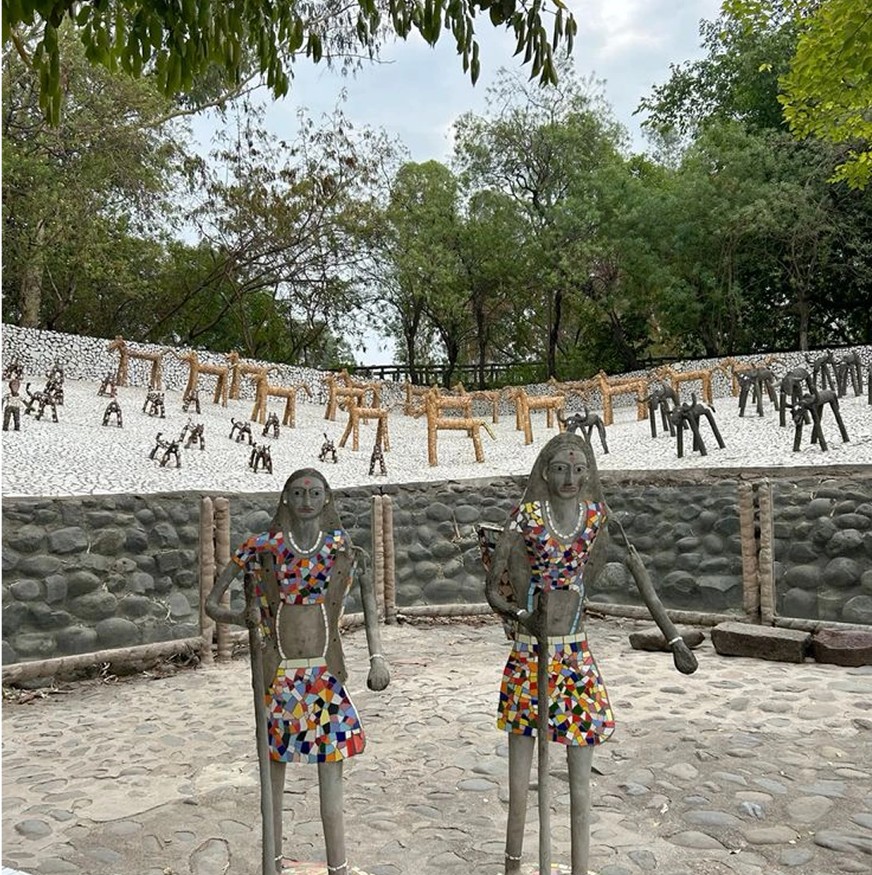 Rock Garden : Golden Triangle Tour with Rishikesh & Amritsar