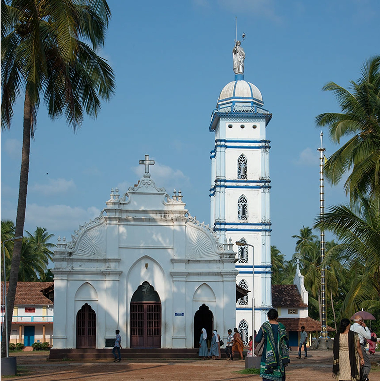 St. Thomas Syro-Malabar Church in Palayur, Kerala, India.