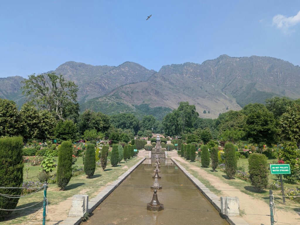 Mughal gardens in autumn hues